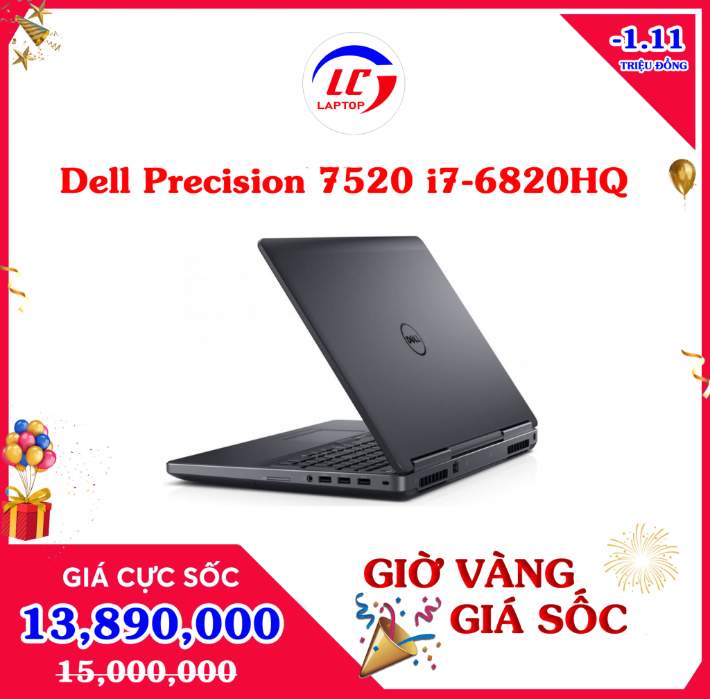 Dell Precision 7520 i7 6820HQ
