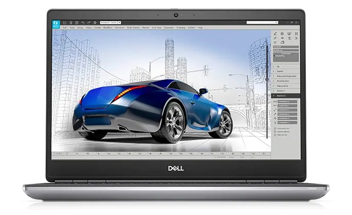 dell precision 7560 man hinh nam anh laptop